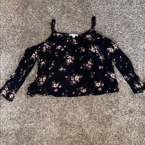 Women’s American Eagle Off the Shoulder Floral Top